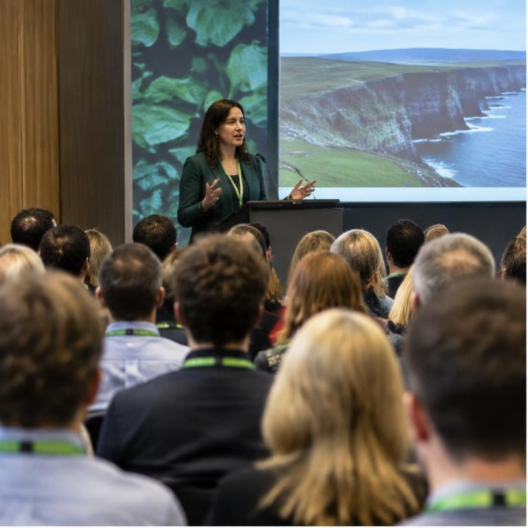 An Irish sustainability conference in progress